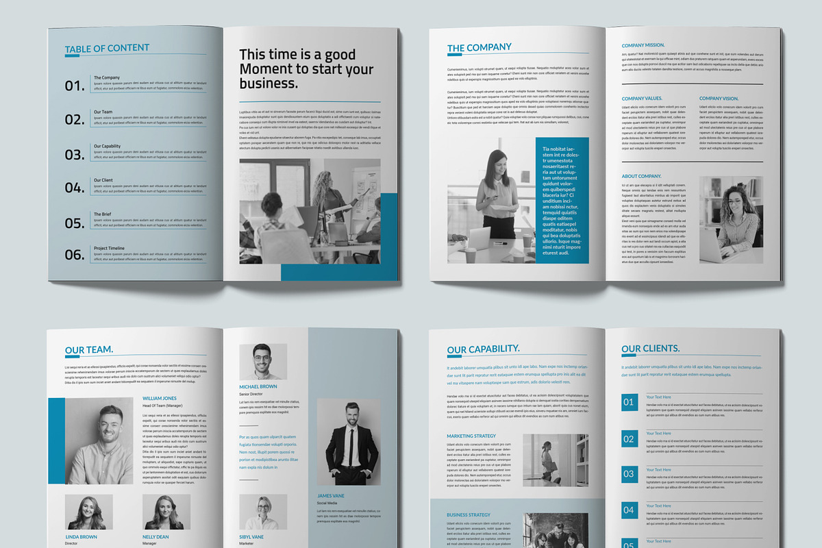 Proposal Template Layout, a Brochure Template by ContestDesign (Photo 2 of 4)