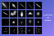 Procreate  Light stamp brushes, a Brush Add-On by Julia Right Studio (Thumbnail 4 of 6)