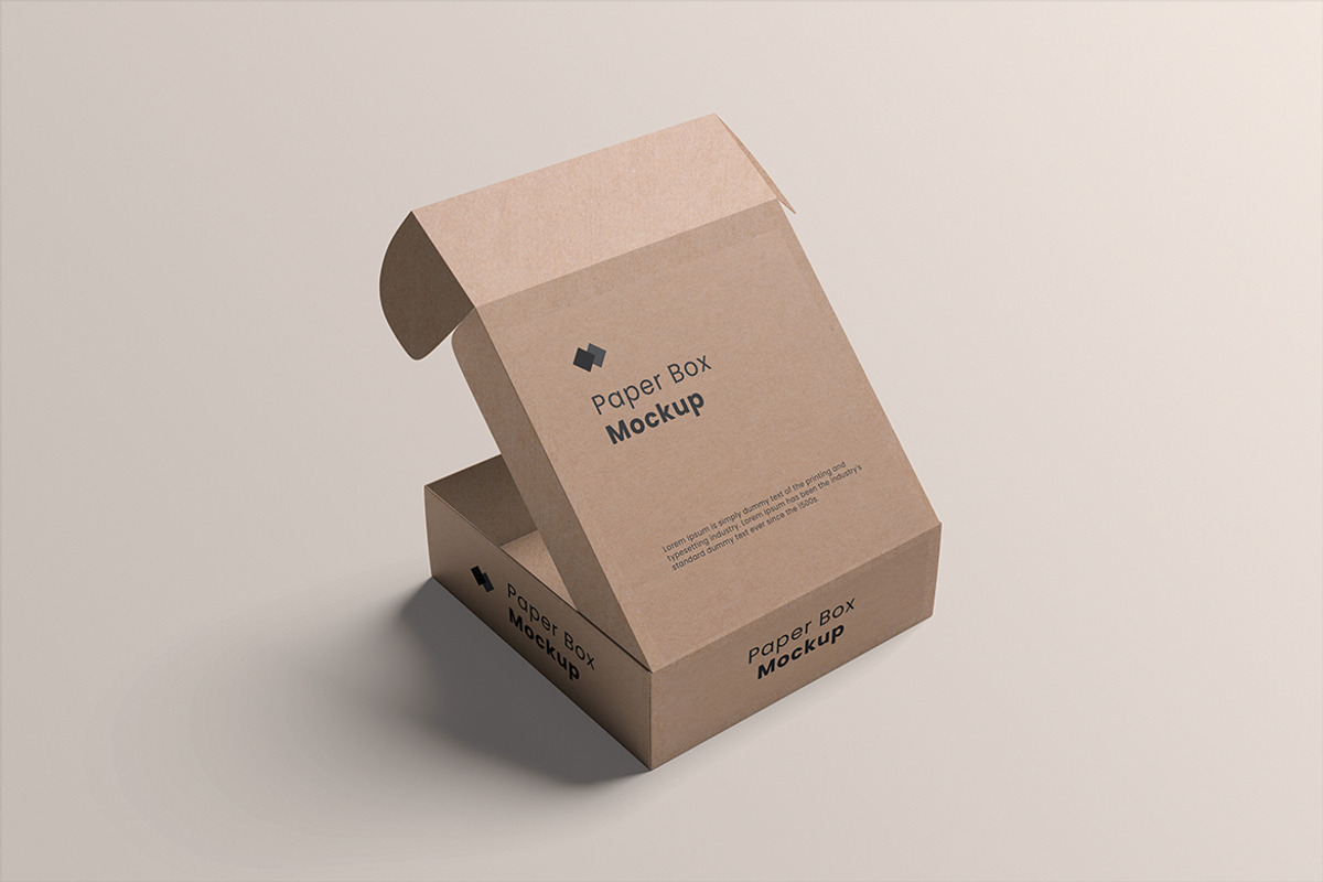 Paper Box Mockup, a Packaging Mockup by swsi-studio (Photo 4 of 5)