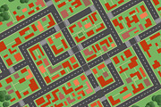Set of maps of the city, a Background Graphic by AlexZeL (Thumbnail 4 of 5)