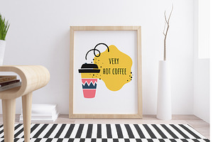 Big Vector Coffee Set