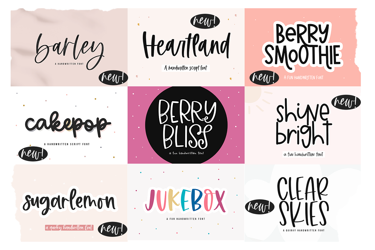 Handwritten Font BUNDLE, a Script Font by KA Designs (Photo 2 of 30)