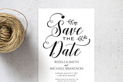 Save the Date Template SHR206, an Invitation Template by Shafura_Wedding (Thumbnail 2 of 5)
