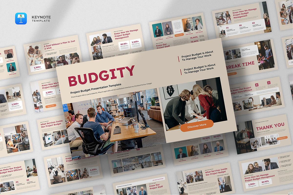 Project Budget Finance Keynote, a Presentation Template by fluffstudio (Photo 1 of 4)
