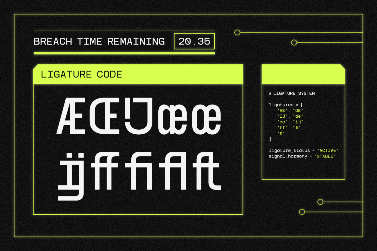 NV Monobreach – Modern Monospace, a Sans Serif Font by Novaratype (Photo 7 of 15)
