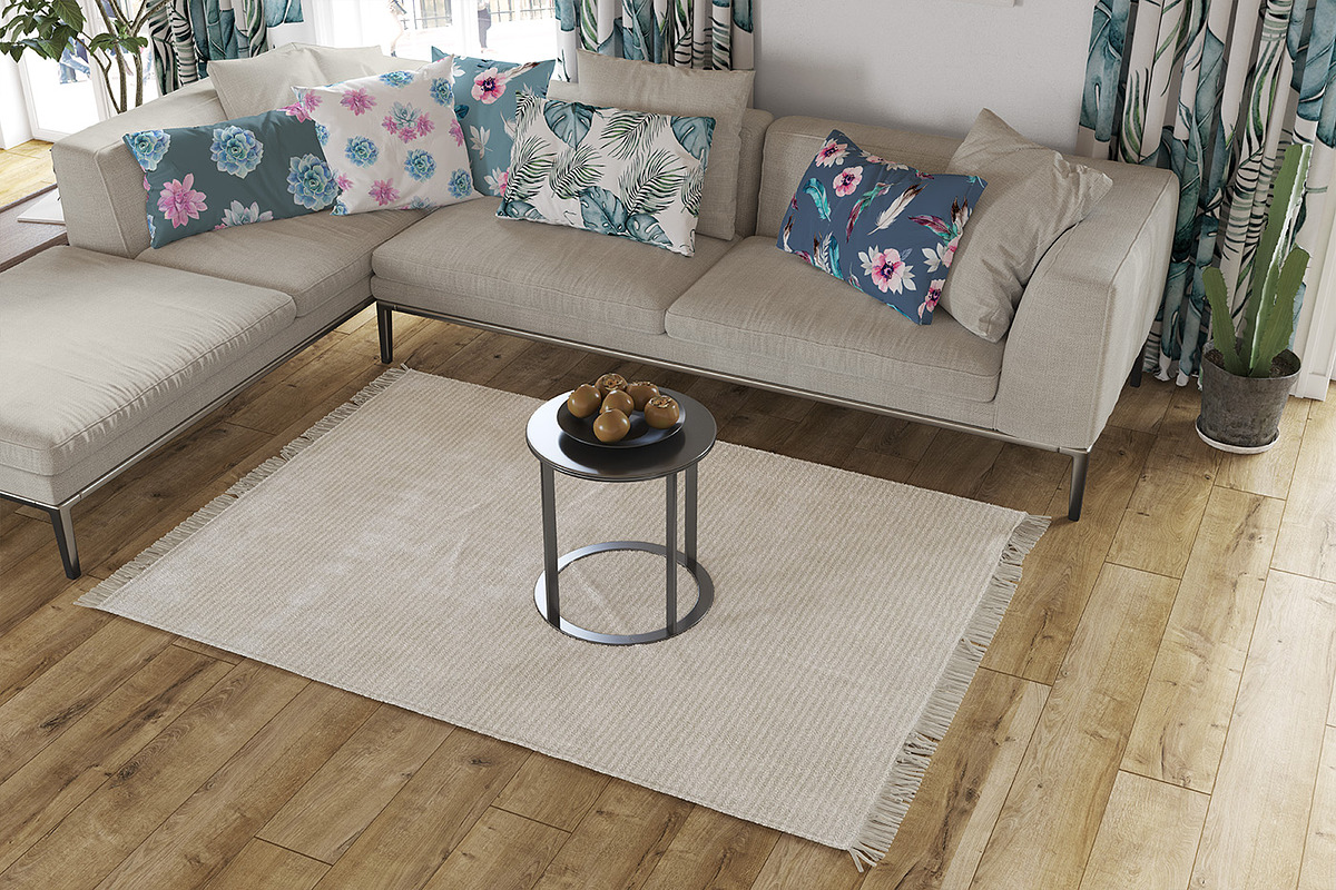 Textil Interior Mockup Set 01, a Mockup by Easy Mocks