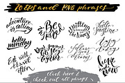 Travel Blog Photo+Handlettering Set, a Social Media Template by Spencerian Sisters (Thumbnail 4 of 5)