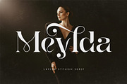Meylda - Lavish Stylish Serif, a Serif Font by Sealoung (Thumbnail 1 of 11)
