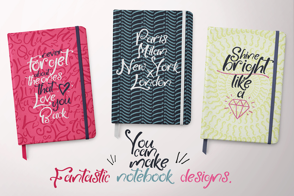 Little Raspberry Typeface+Extras preview 7