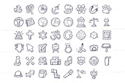 Academic Disciplines Education Icons, an Outline Icon by Good Stuff No Nonsense (Thumbnail 4 of 5)