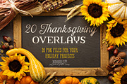 Thanksgiving Overlays, a Graphic by Jodi Van der Kruik (Thumbnail 1 of 7)