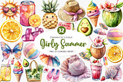 Girly Cute Summer PNG, an Illustration by SinaCreation (Thumbnail 1 of 5)
