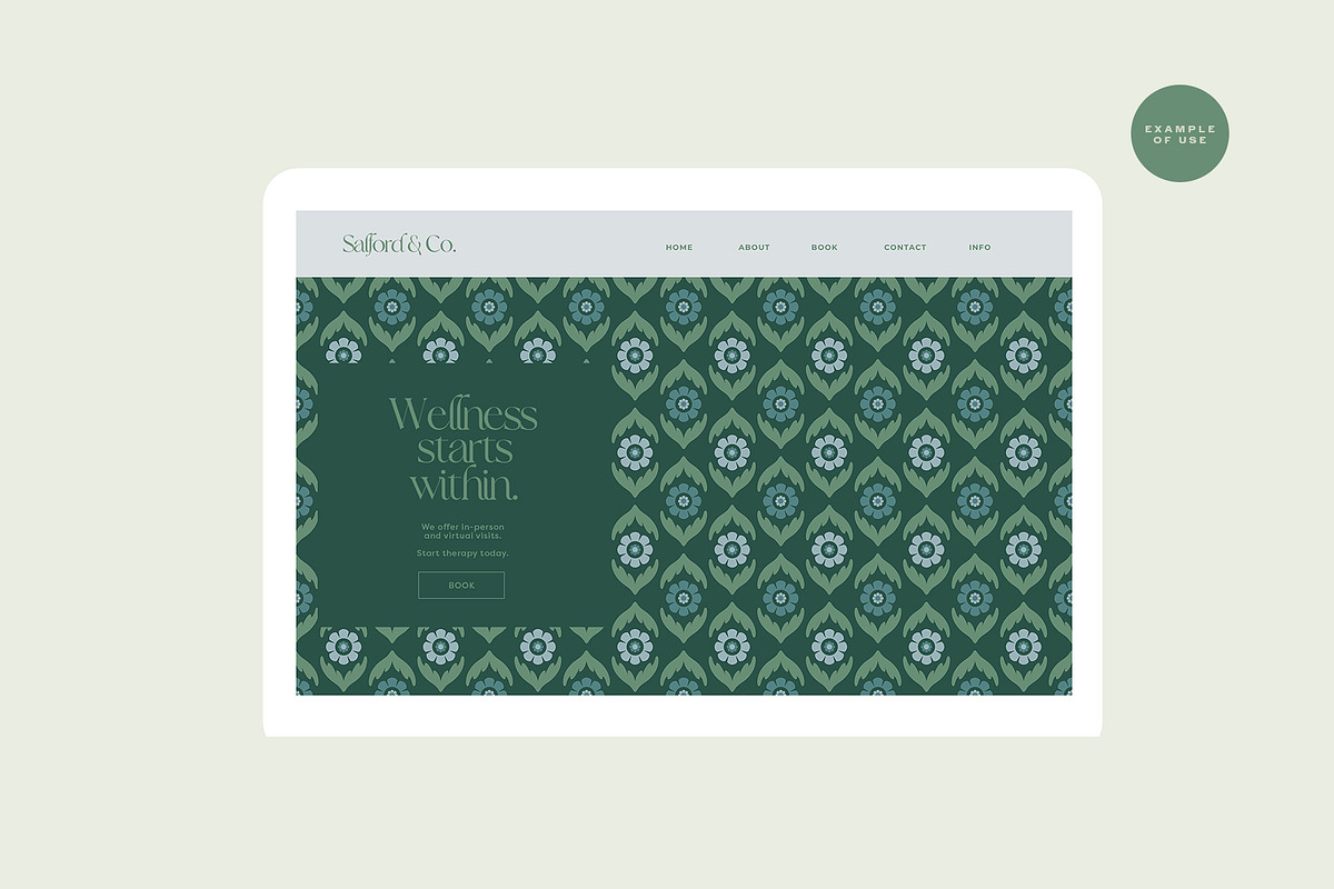 Blossom - Earthy Patterns & Shapes, a Pattern Graphic by Basia Stryjecka (Photo 19 of 33)
