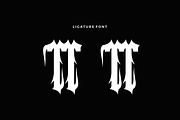 Music Blacker - Gothic Font, a Blackletter Font by Iqsiart Studio (Thumbnail 4 of 11)