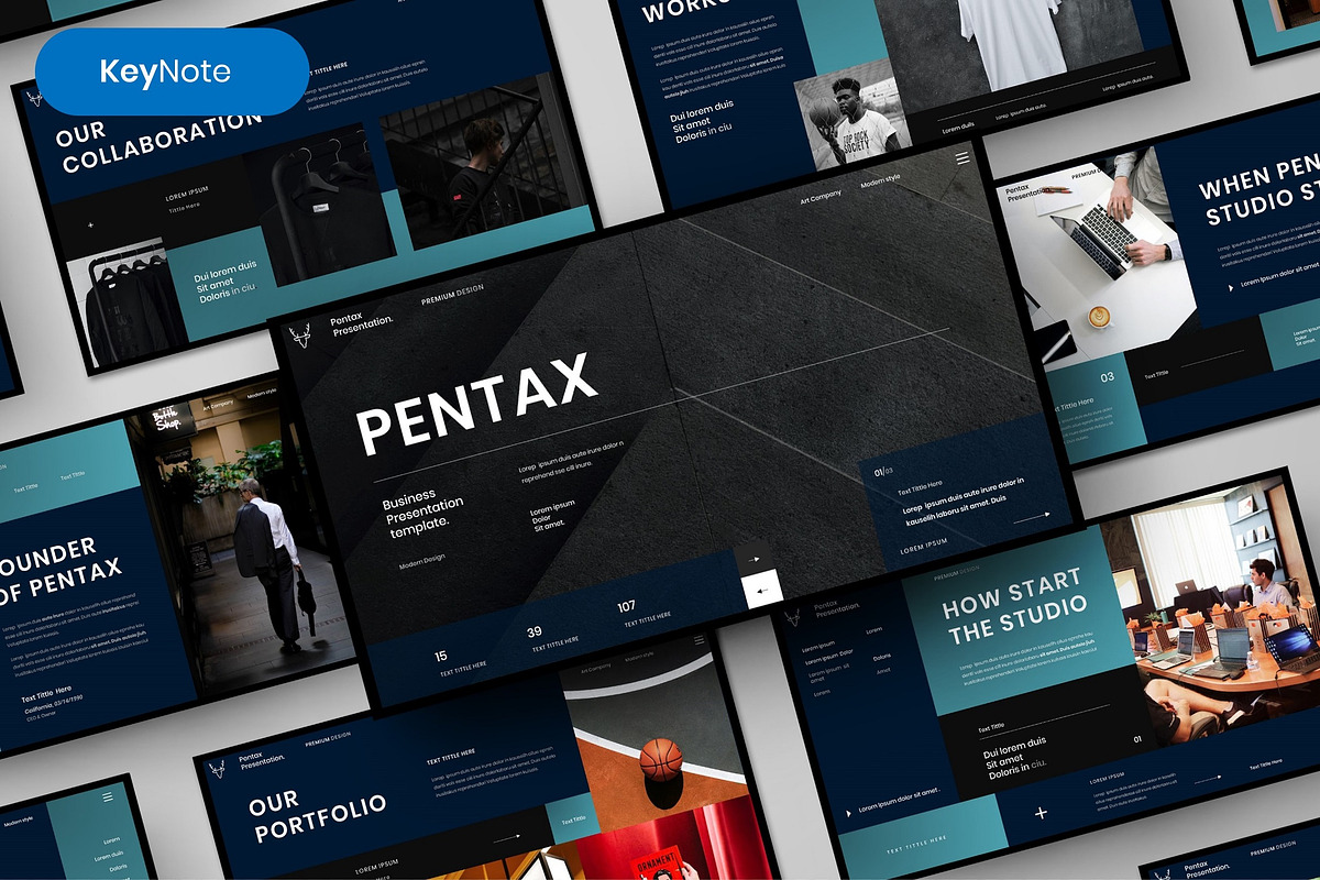 Pentax – Business Keynote, a Presentation Template by Dens Creative Studio (Photo 1 of 6)