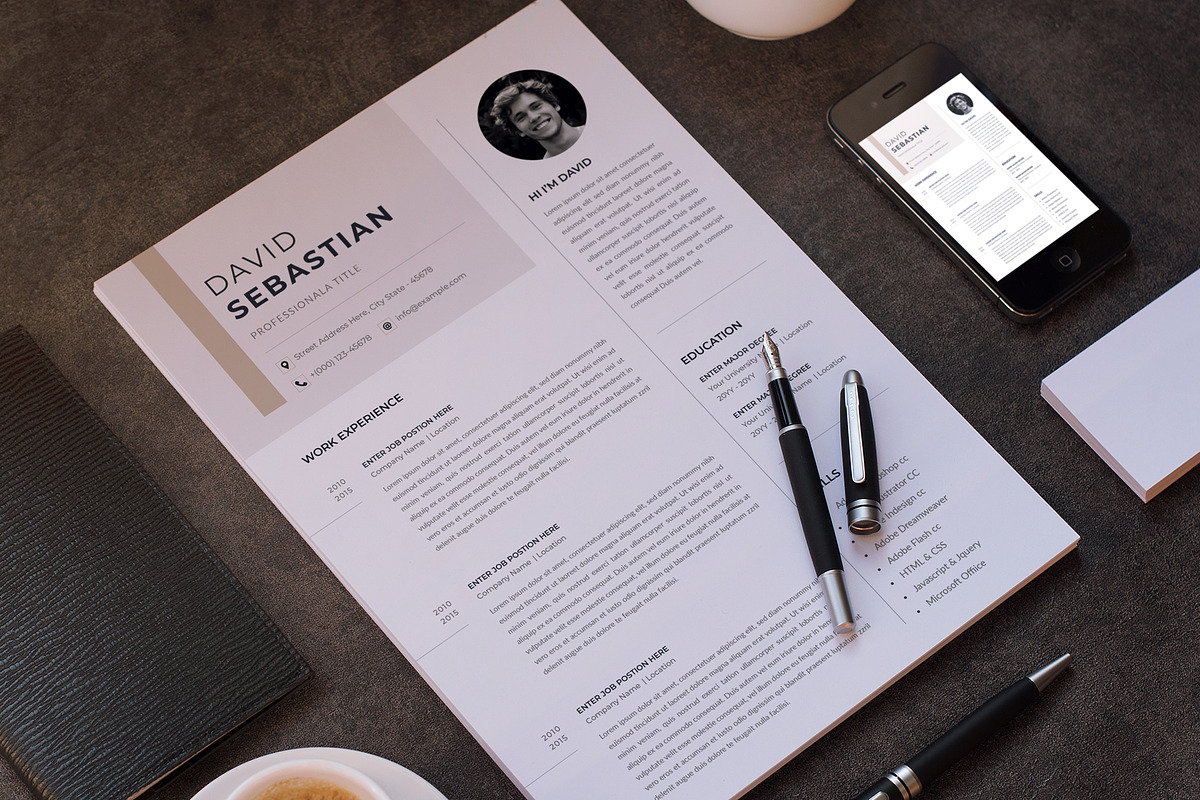 Word Resume & Cover Letter Template, a Resume Template by Aspect_Studio (Photo 4 of 4)