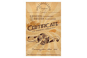 caribbean wedding certificate, a Product Mockup by art.podolski (Thumbnail 1 of 3)