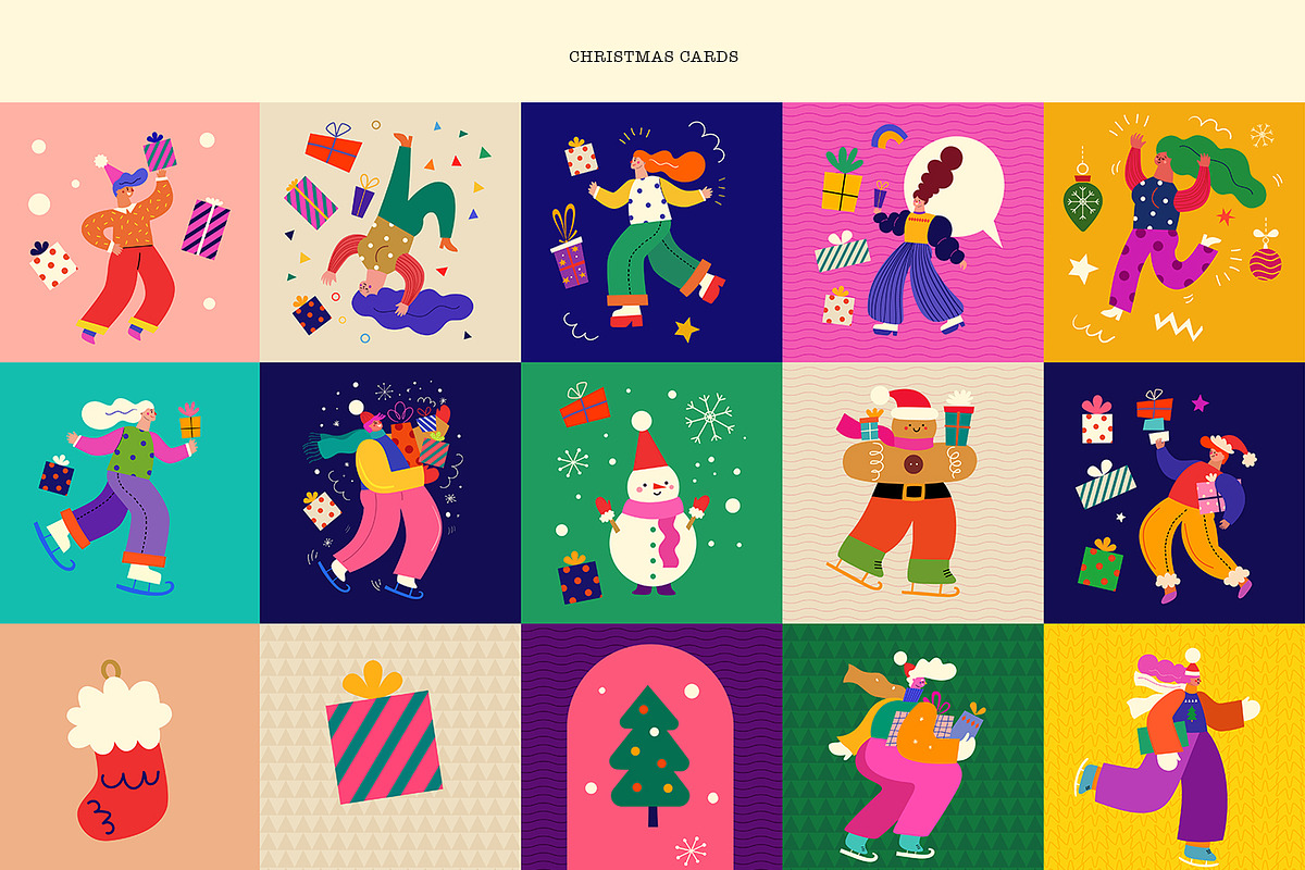 Merry Christmas and Happy New Year!, a Seasonal Illustration by MoleskoStudio (Photo 18 of 27)