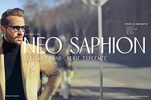 Neo Saphion- Elegant Typeface