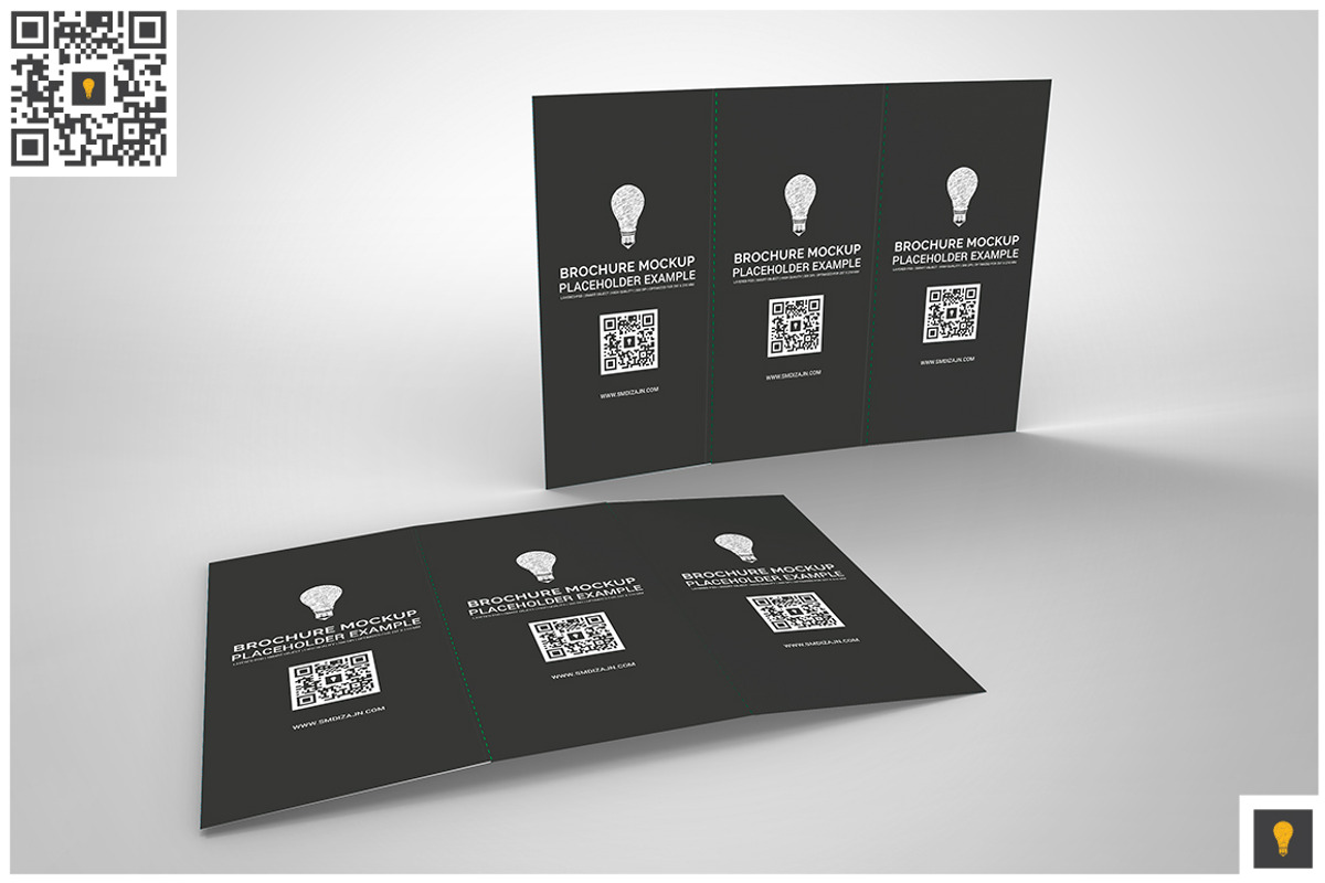 Brochure Trifold Mockup, a Print Template by Shocky Design Studio (Photo 4 of 6)