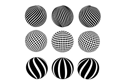 Abstract dotted sphere preview 2