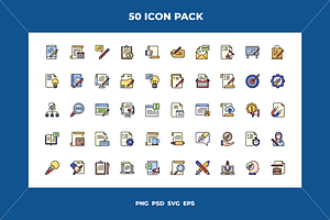 Copywriting icons, an Outline Icon by Wencory