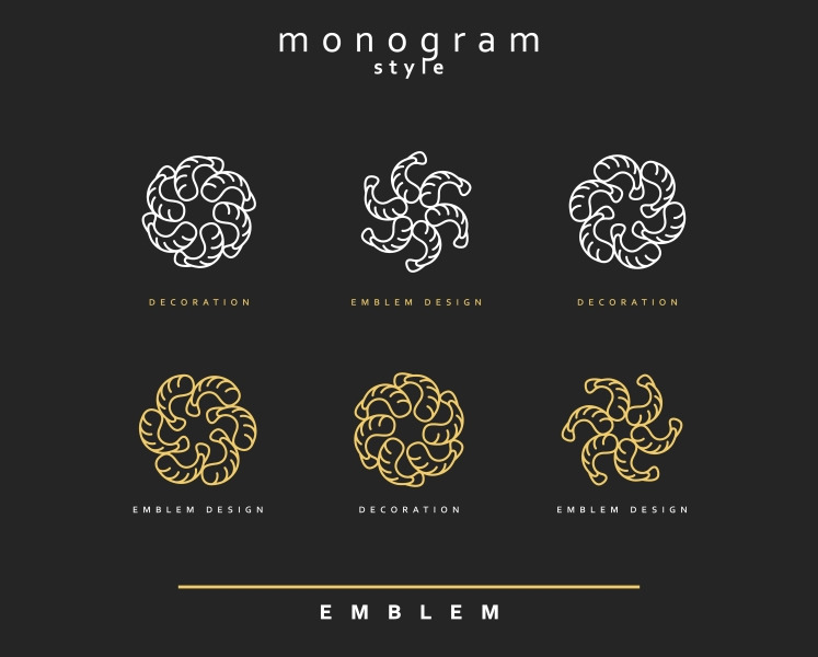 Elegant emblem design., a Templates & Theme by Vectorist