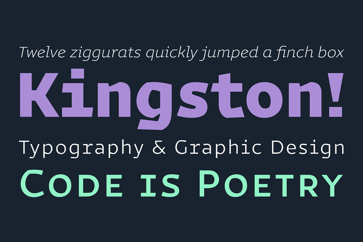 Magnetic Pro font family preview 2
