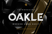 Oakle | Modern Sans, a Sans Serif Font by Muntab_Art (Thumbnail 1 of 9)