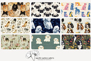 80 dog seamless pattern, a Pattern Graphic by Poppy Lane Studio (Thumbnail 10 of 11)