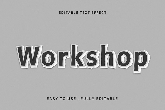 Paper Cutout Text Effect preview 4