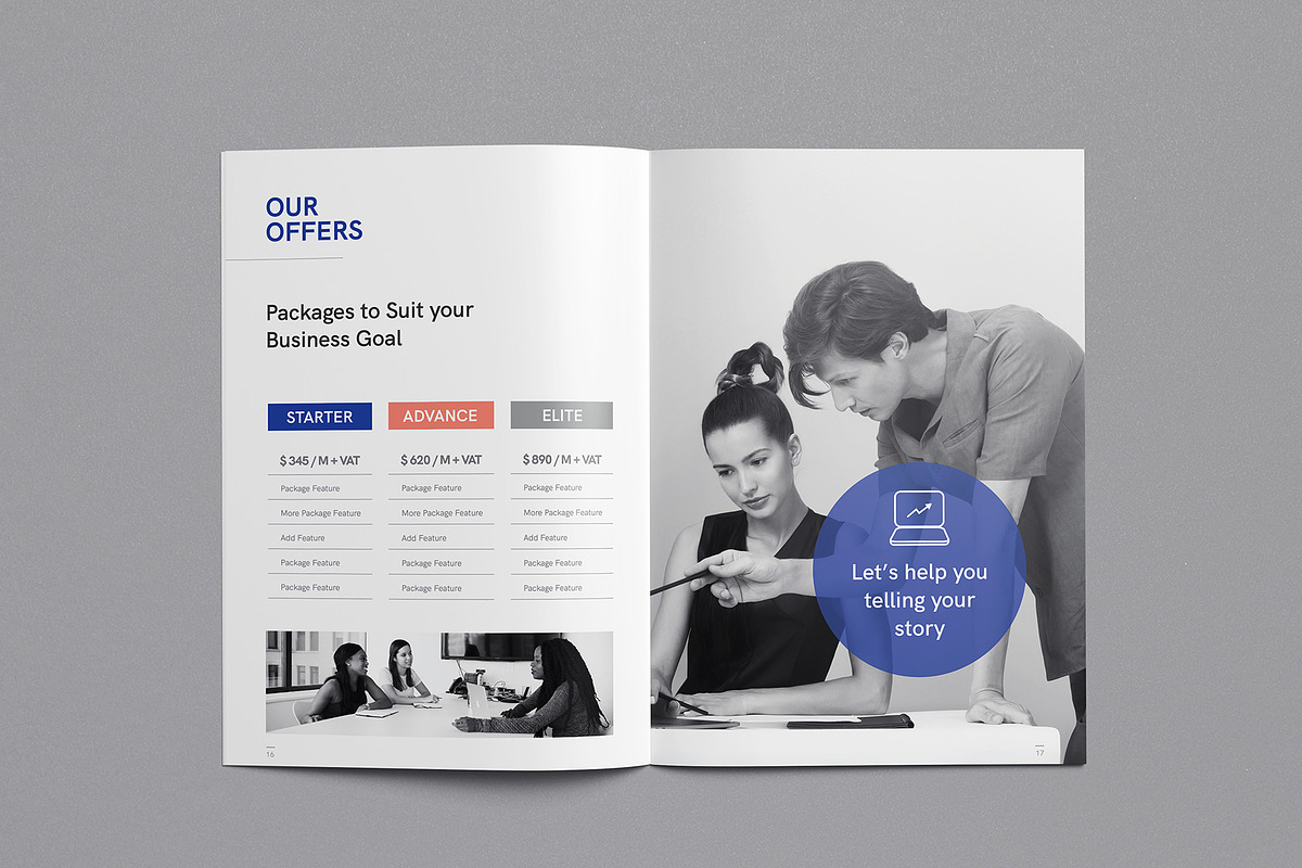Marketing Proposal | InDesign, Word, a Brochure Template by BrochuresFactory (Photo 10 of 12)