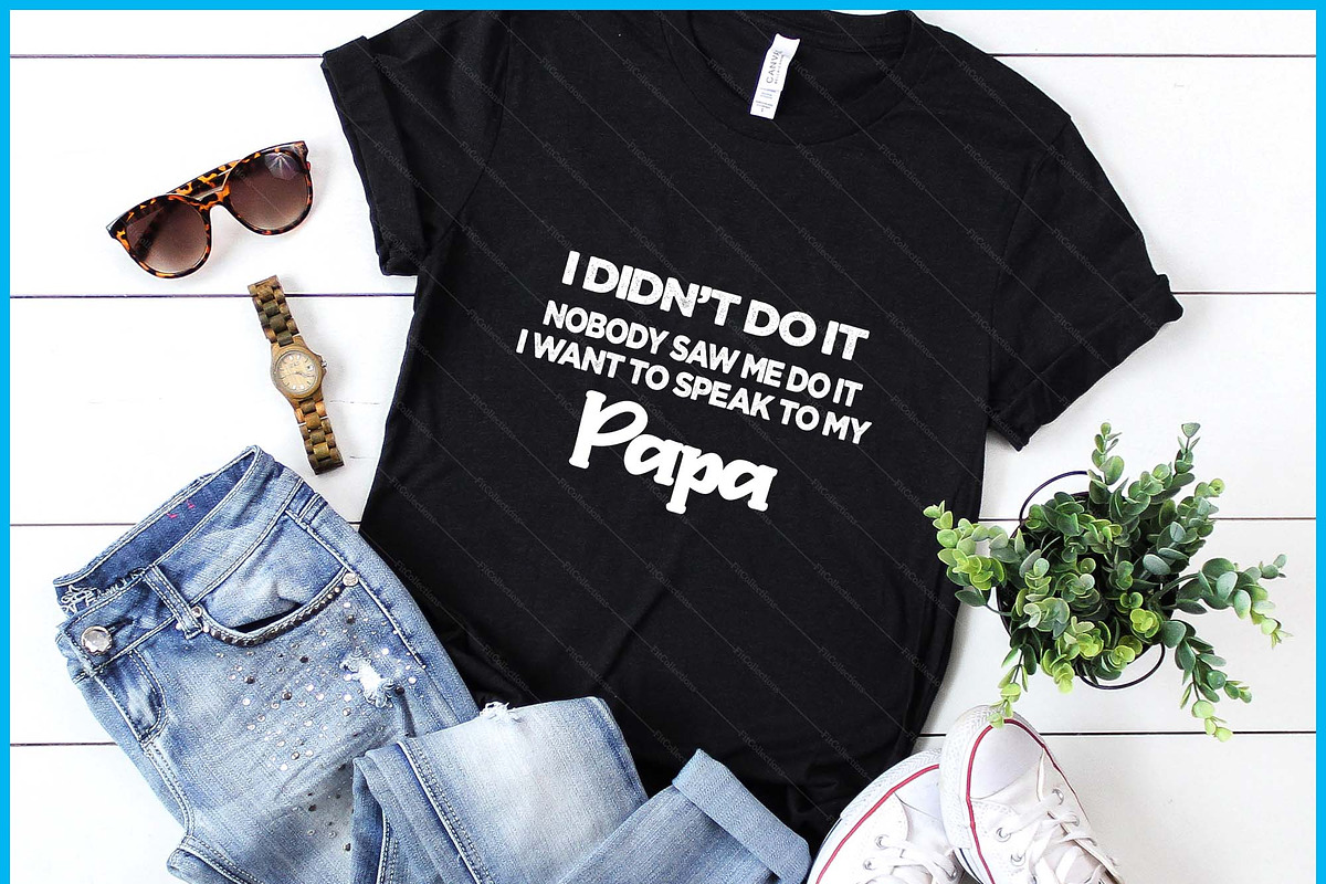 Funny Grandkids Quote Papa SVG PNG, a Graphic by Creativeusart (Photo 1 of 4)