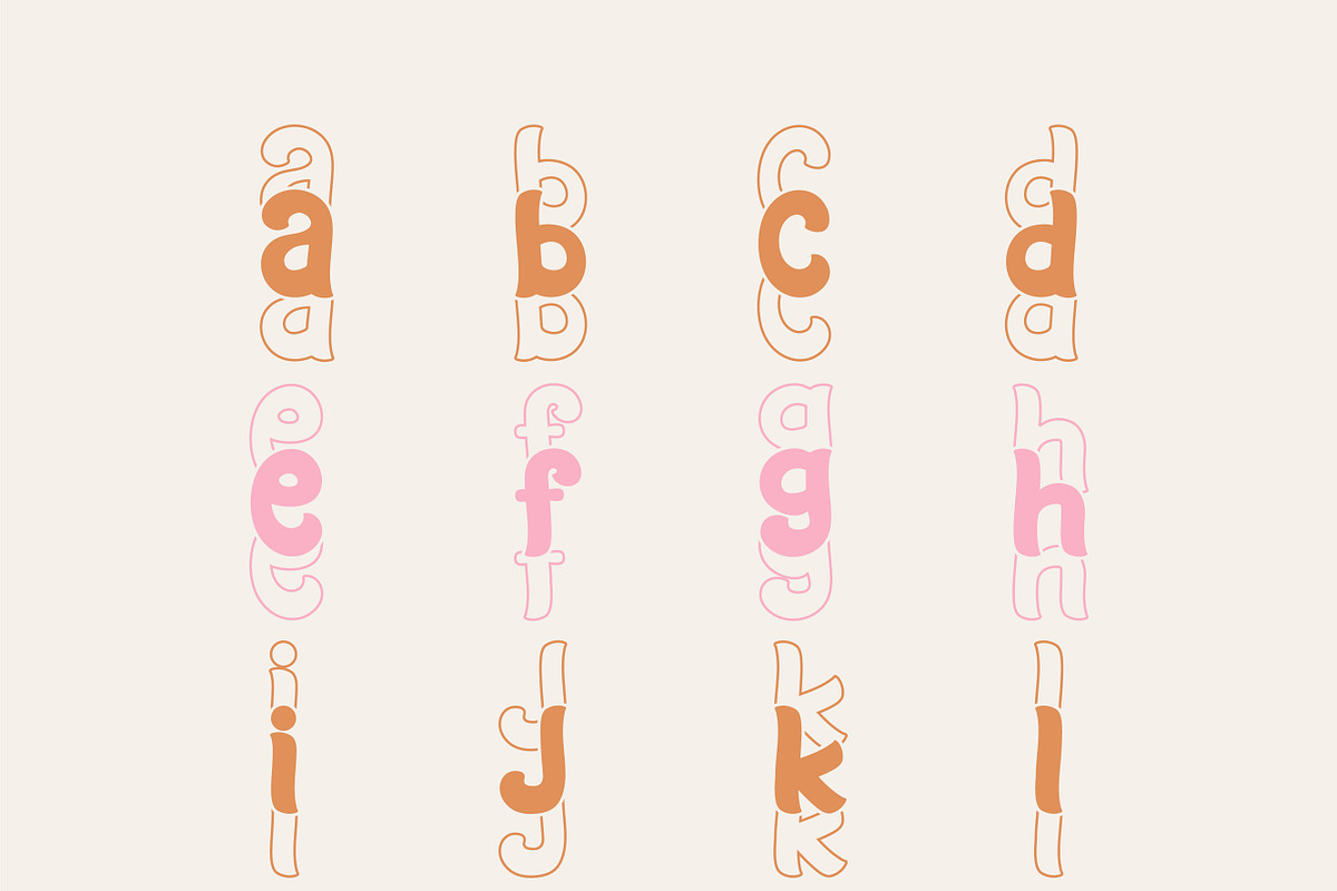 Awesome Wavy Stacked - Wave Display, a Handwritten Font by MaxArt Foundry (Photo 8 of 11)