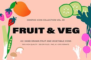 Fruit & Veg Illustrations Bundle