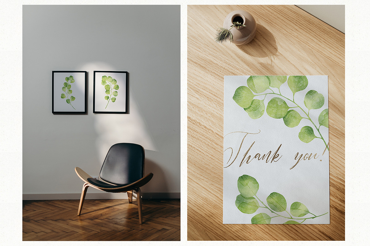 Eucalyptus Branches Collection, an Illustration by Helga Wigandt (Photo 5 of 5)