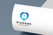 Diamond House Real Estate Logo, a Branding & Logo Template by Design_Planet (Thumbnail 1 of 2)