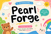 Pearl Forge, a Handwritten Font by Wow Magic (Thumbnail 1 of 4)