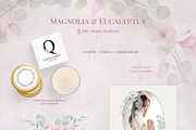 Magnolia & Eucalyptus Alphabet, an Illustration by Maggie Stilwell Design (Thumbnail 3 of 5)