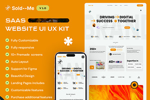 SaaS Website & SaaS Landing Page UI