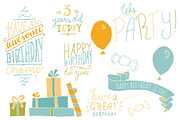 Birthday Photoshop Overlays preview 2
