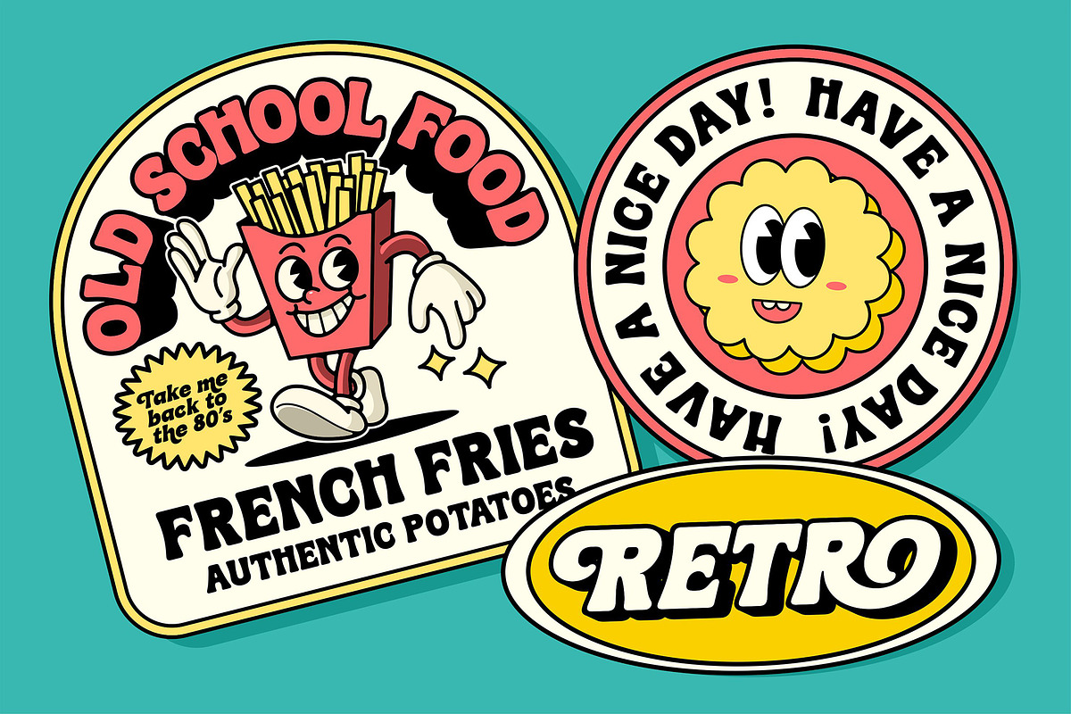 Heroline - Retro Font, a Sans Serif Font by Graptail (Photo 2 of 8)