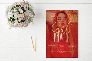 Girl Power Flyer Template