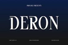 CS Deron – Modern Serif Font