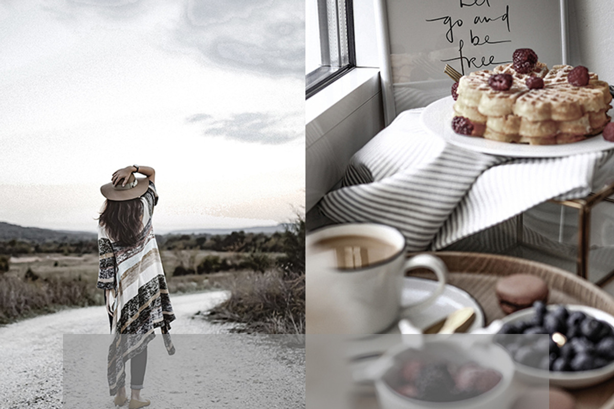 Minimal Grey Lightroom Mobile Preset, an Action Add-On by in between details (Photo 16 of 16)