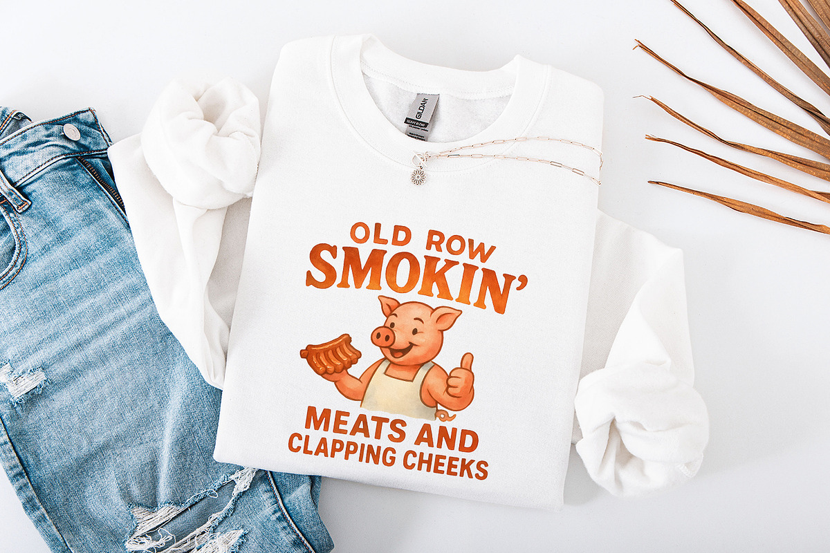 BBQ Enthusiasts Png, Funny Smokin, an Illustration by SharpMarketplace (Photo 4 of 9)