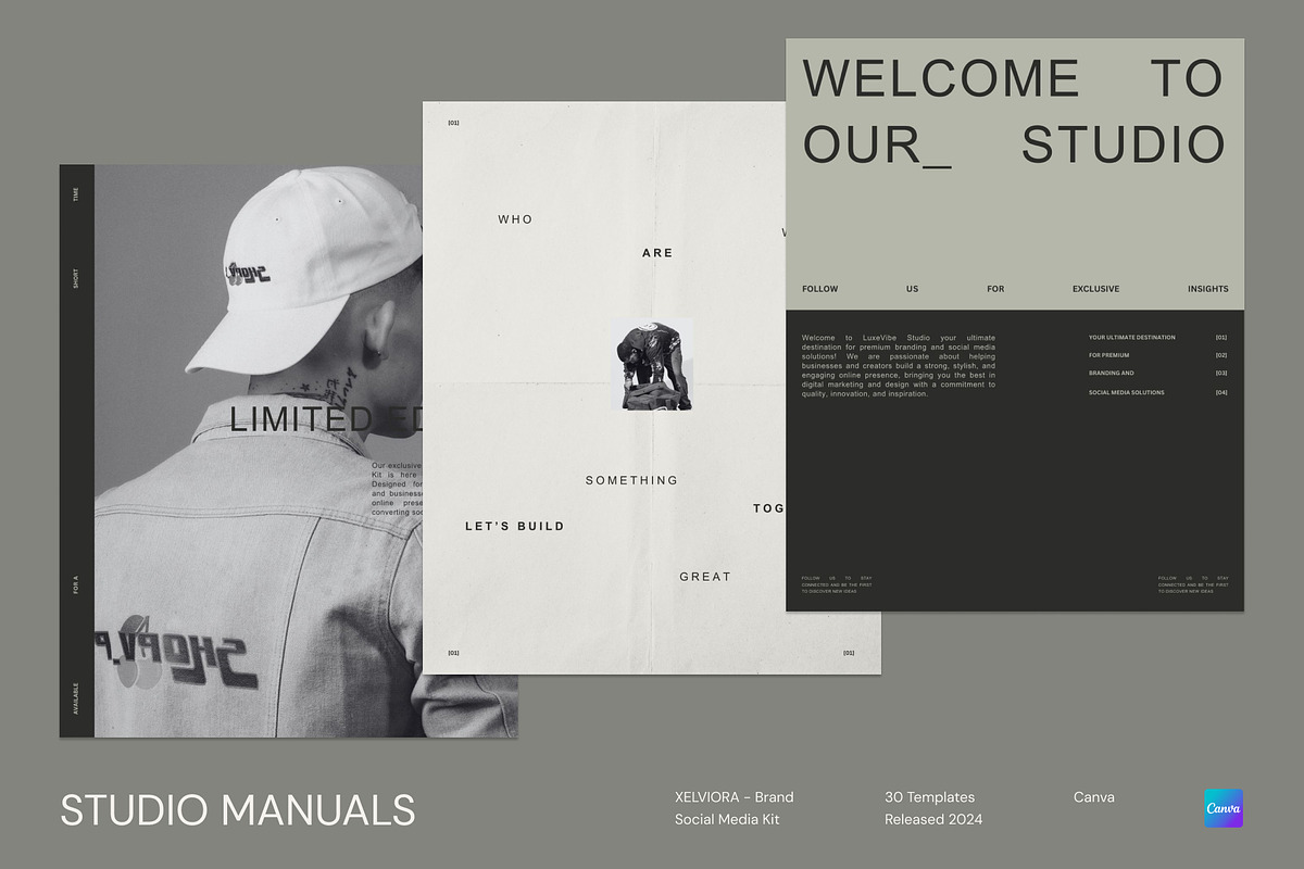XELVIORA - Brand Social Media Kit, a Social Media Template by Studio Manuals (Photo 2 of 8)