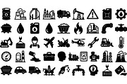 Industrial Oil And Energy Icons Set, an Illustration by designvectx (Thumbnail 2 of 3)