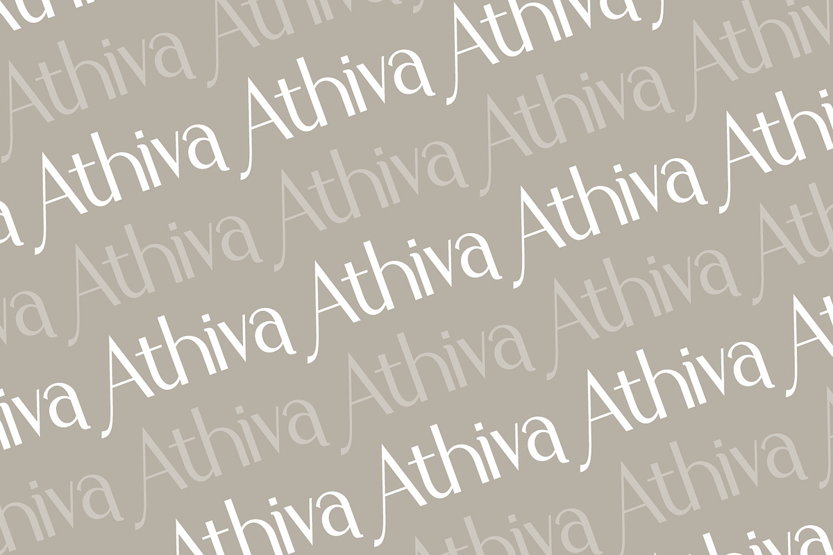 Athiva, a Sans Serif Font by Rishsketch (Photo 3 of 13)