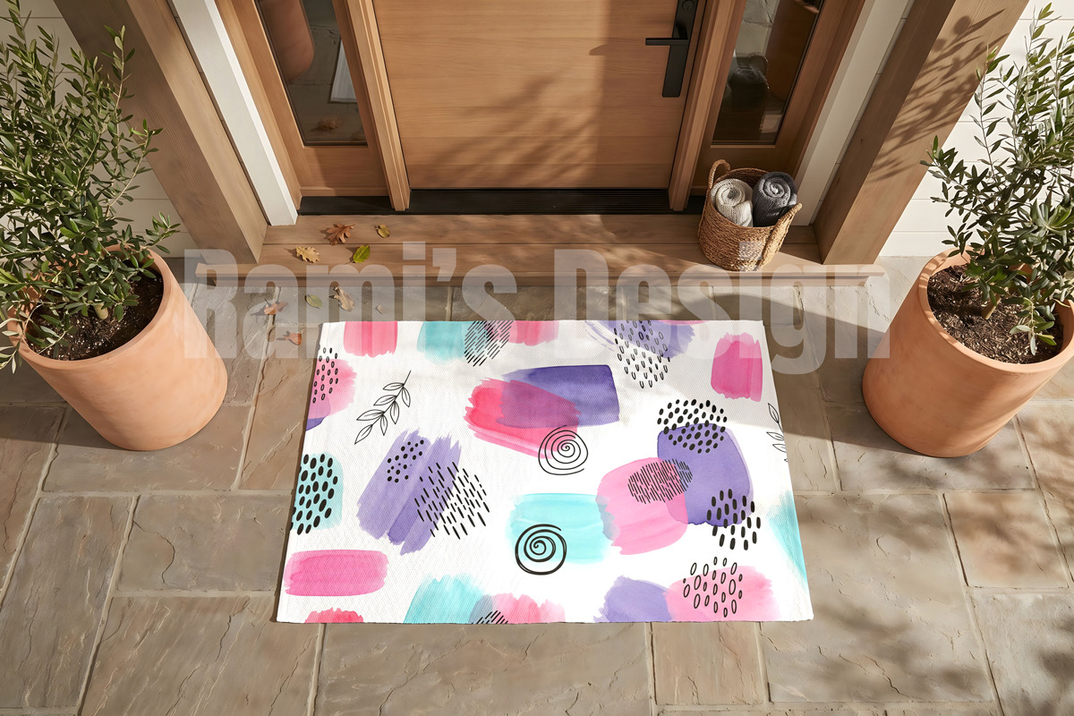 24x36 entry rug mockup, an Advertising Mockup by Rami's Mockups (Photo 3 of 3)